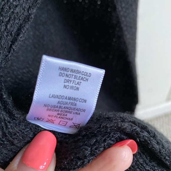 Love tree black  sweater vest with pockets size medium - Picture 6 of 8